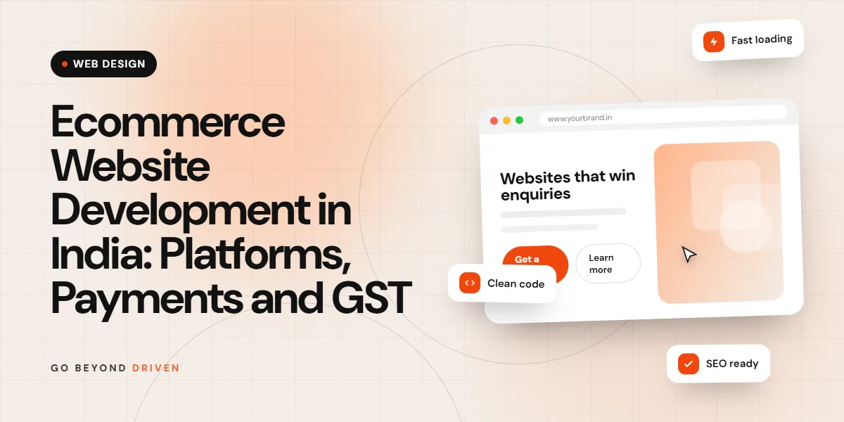 Ecommerce website development in India guide for D2C brands