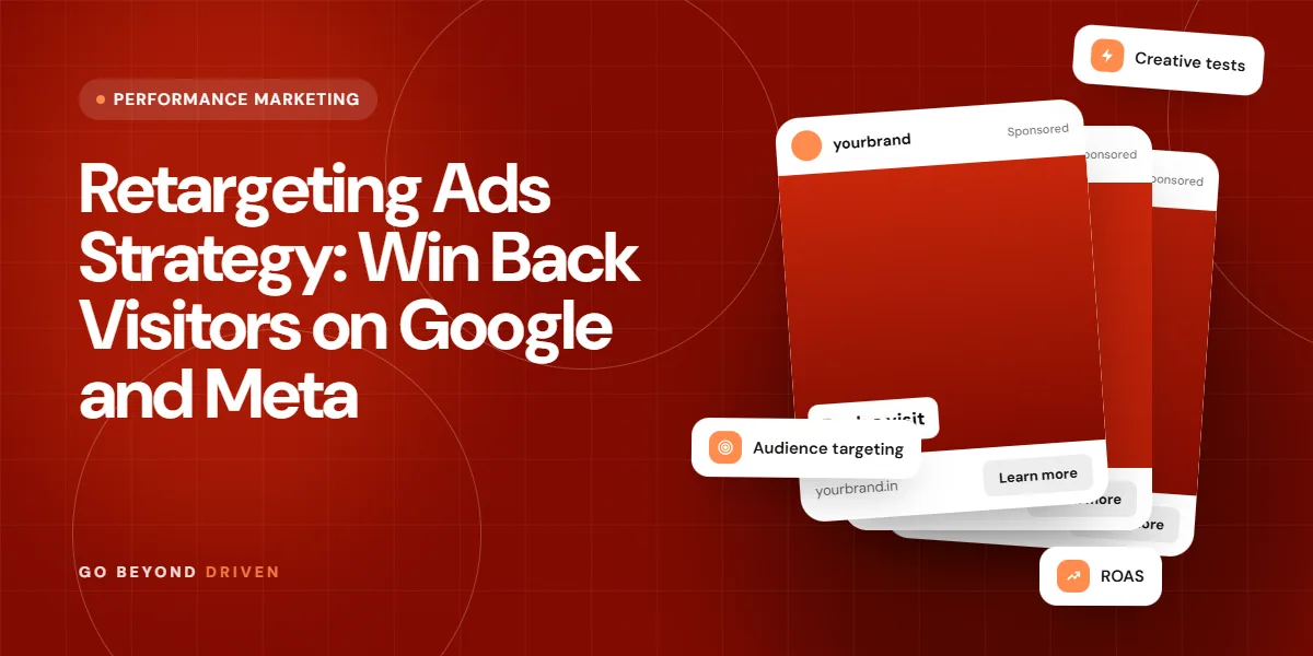 Retargeting ads strategy across Google and Meta