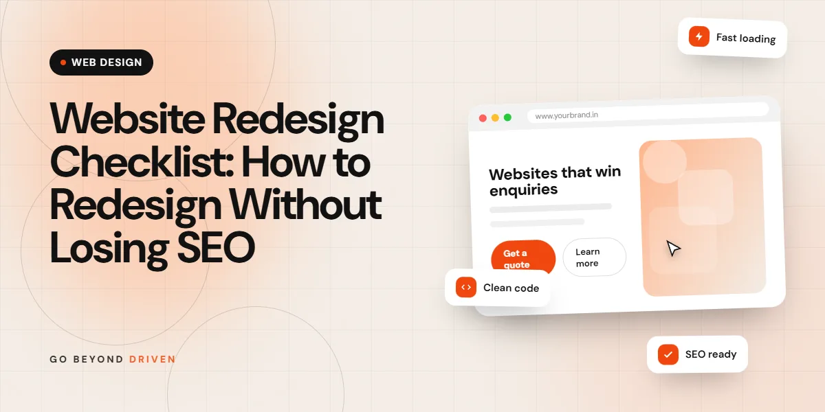 Website redesign checklist for protecting SEO rankings