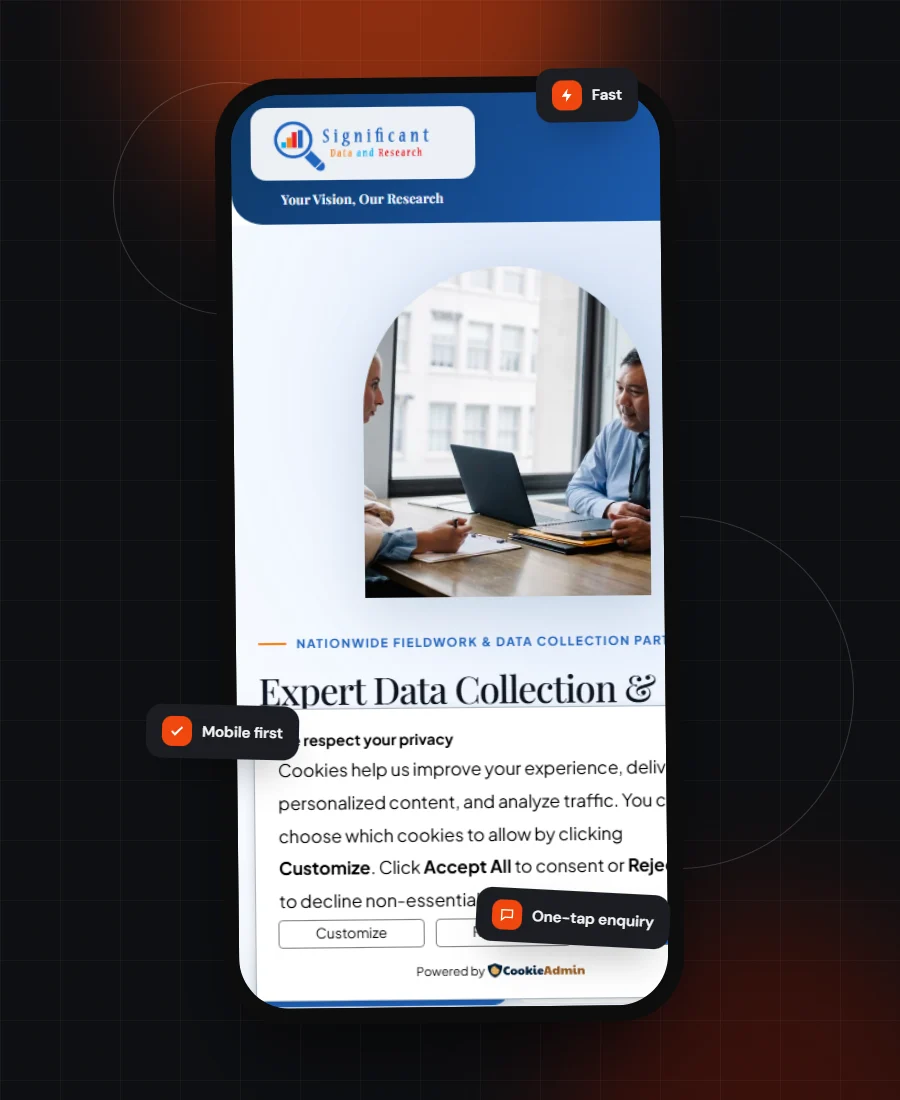 Significant Data and Research mobile experience