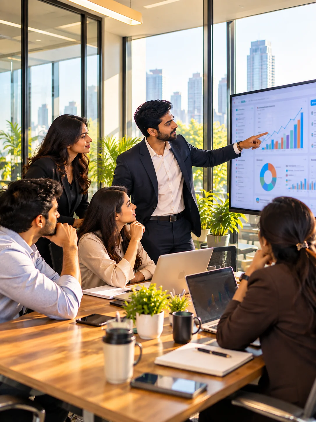 Business growth strategy team background