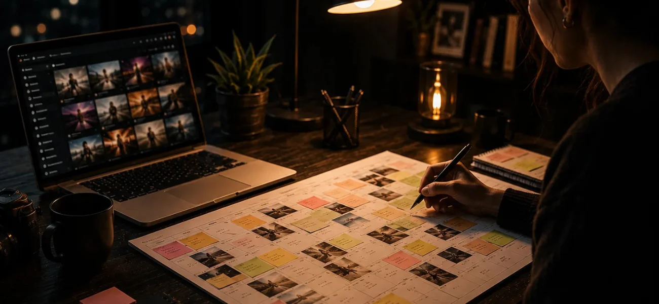 social media content calendar planning