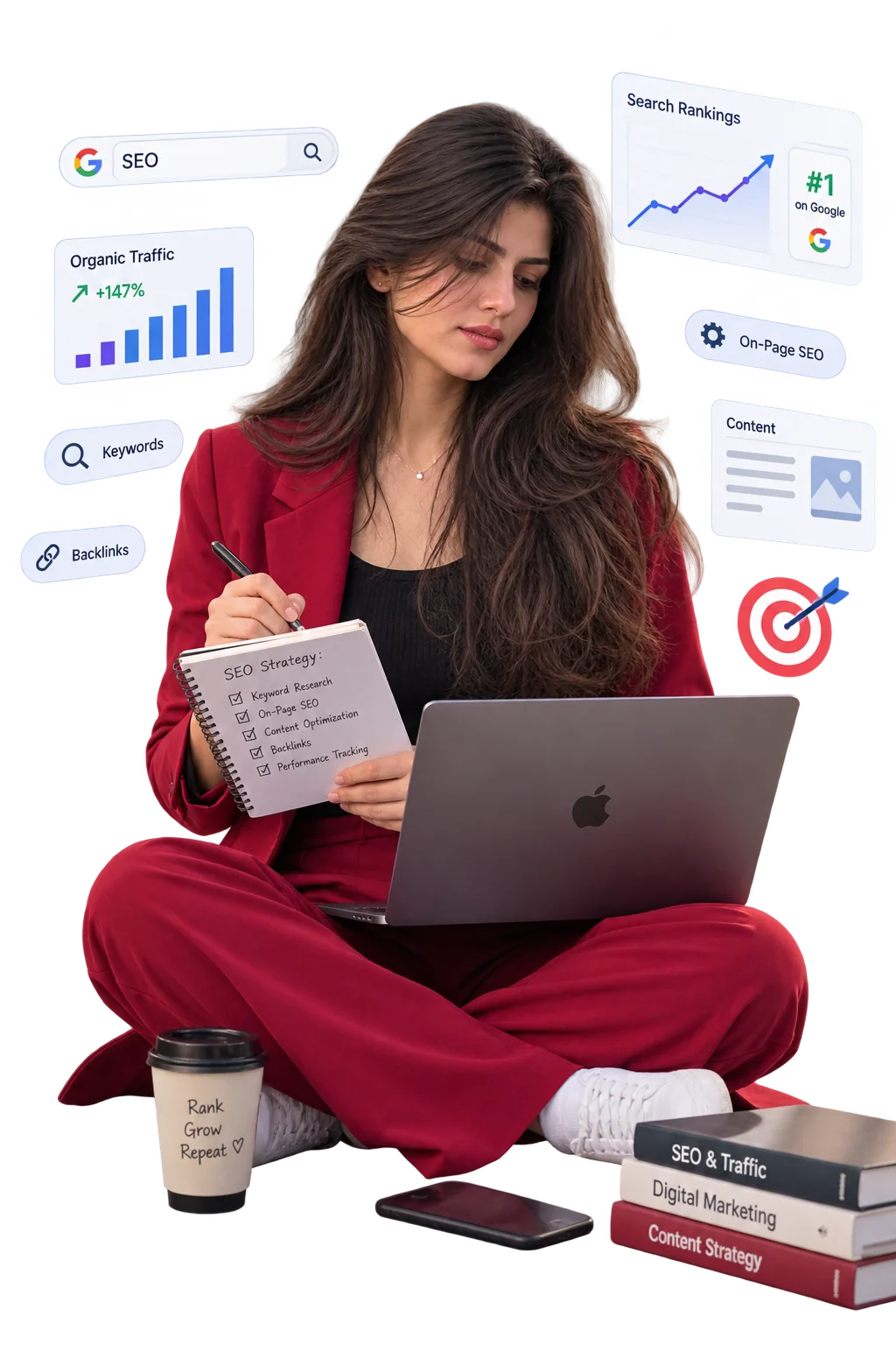 Search engine optimization strategy and organic growth