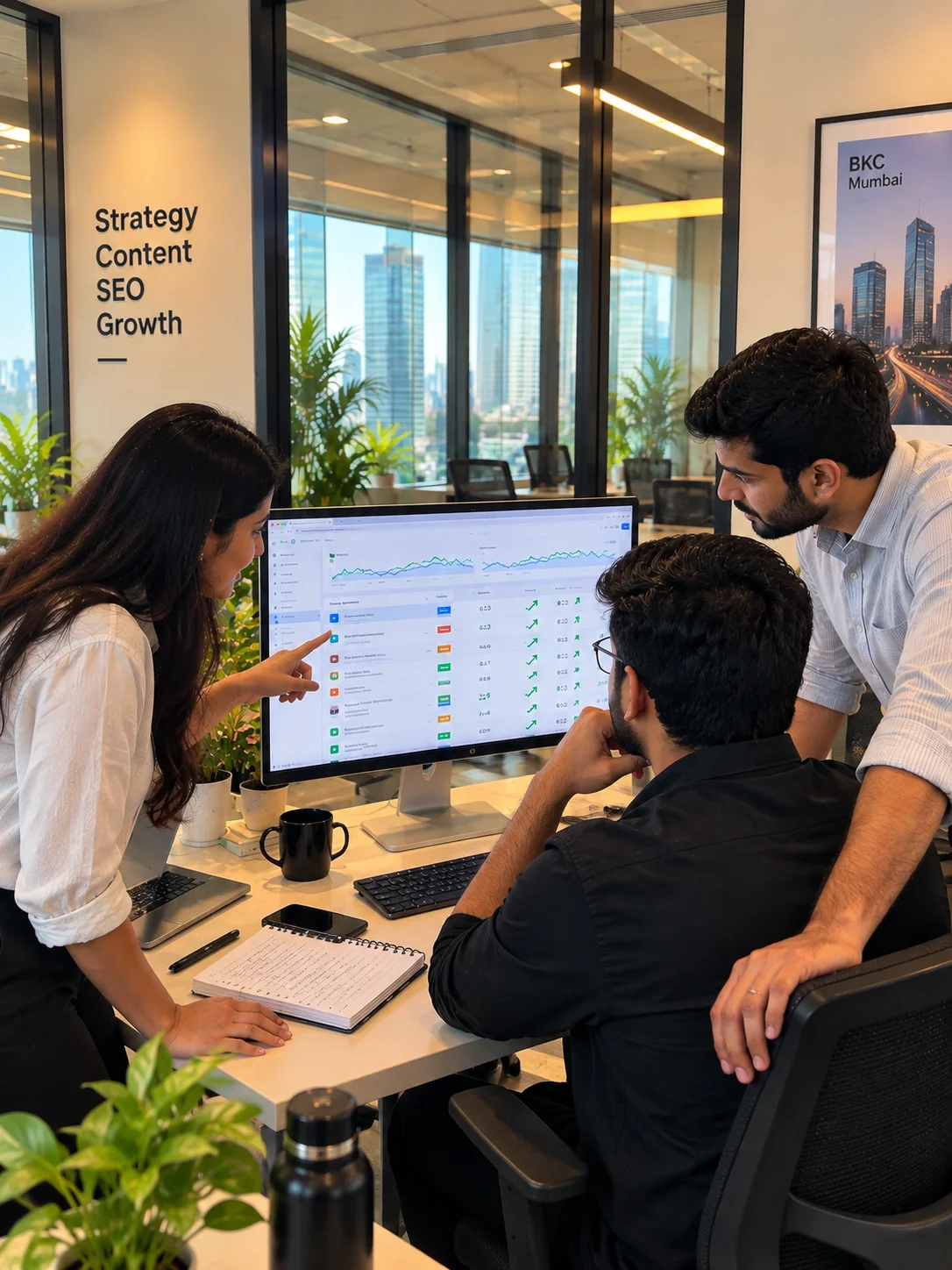 SEO company Mumbai background