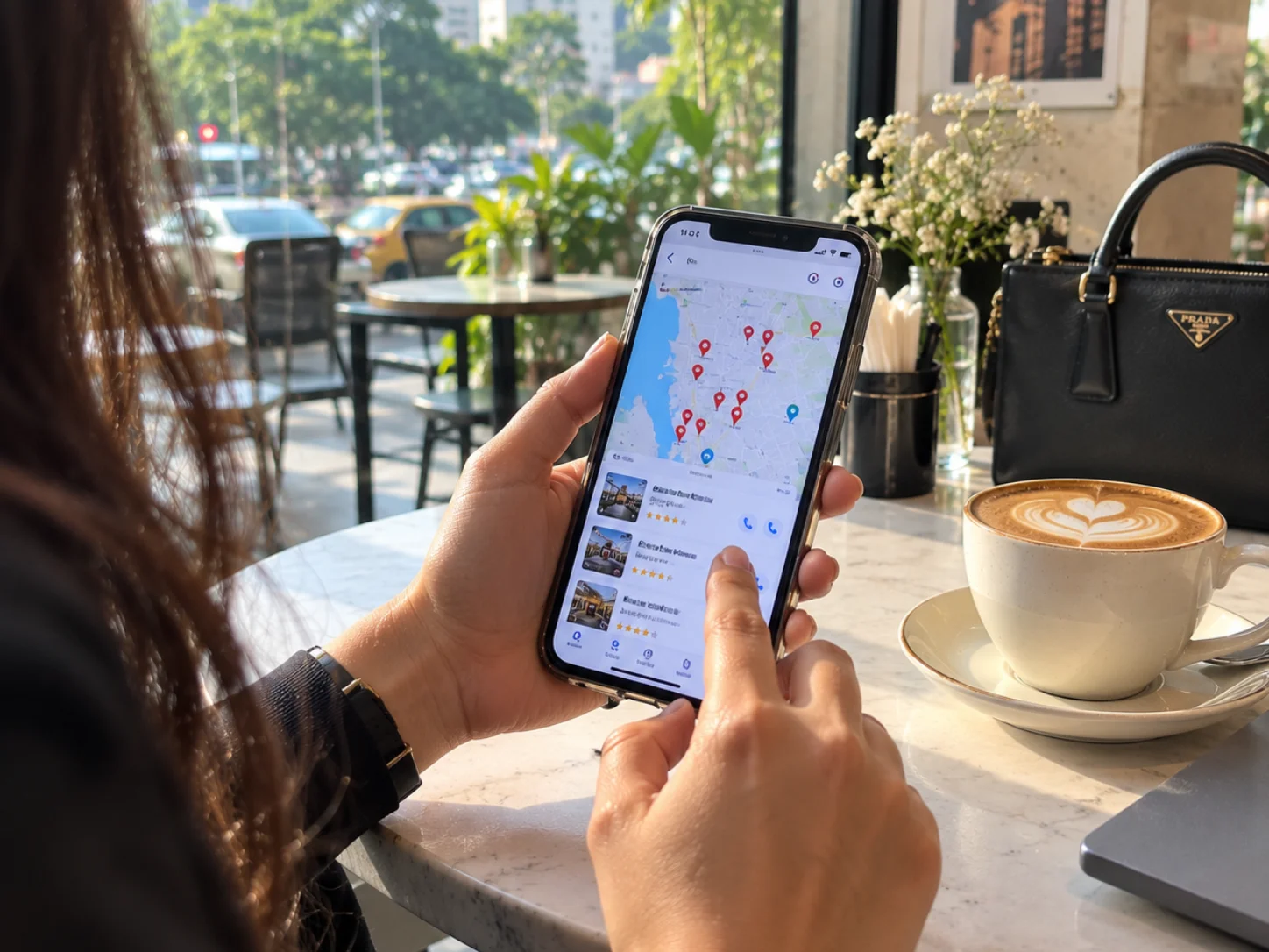 On-page SEO optimization and local search rankings