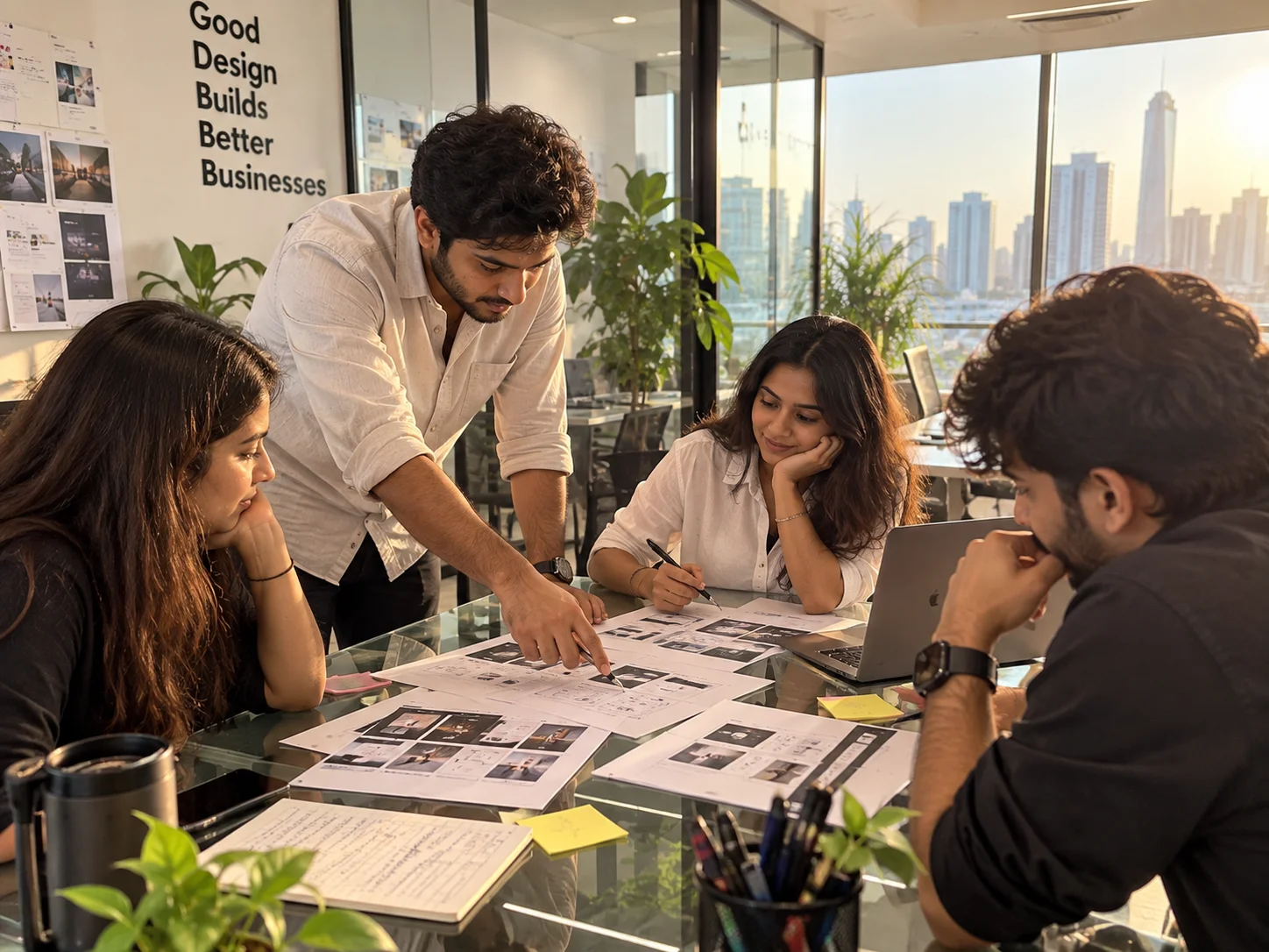 Go Beyond Driven website design team